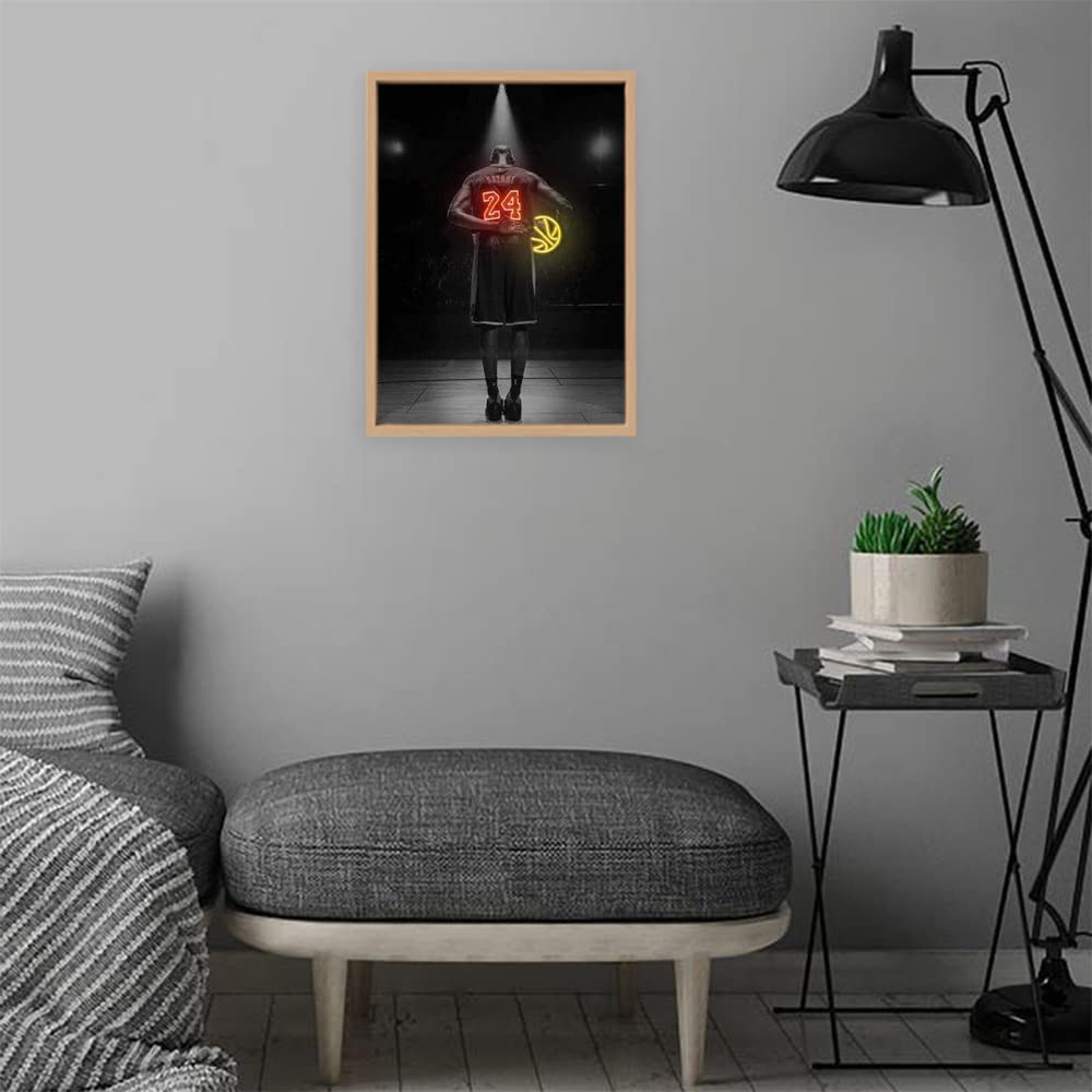 VERRE ART Wooden Floater Framed Canvas - Wall Decor for Living Room, Bedroom, Office, Hotels, Drawing Room (10in X 14in) - Kb Bryant - Mamba Out