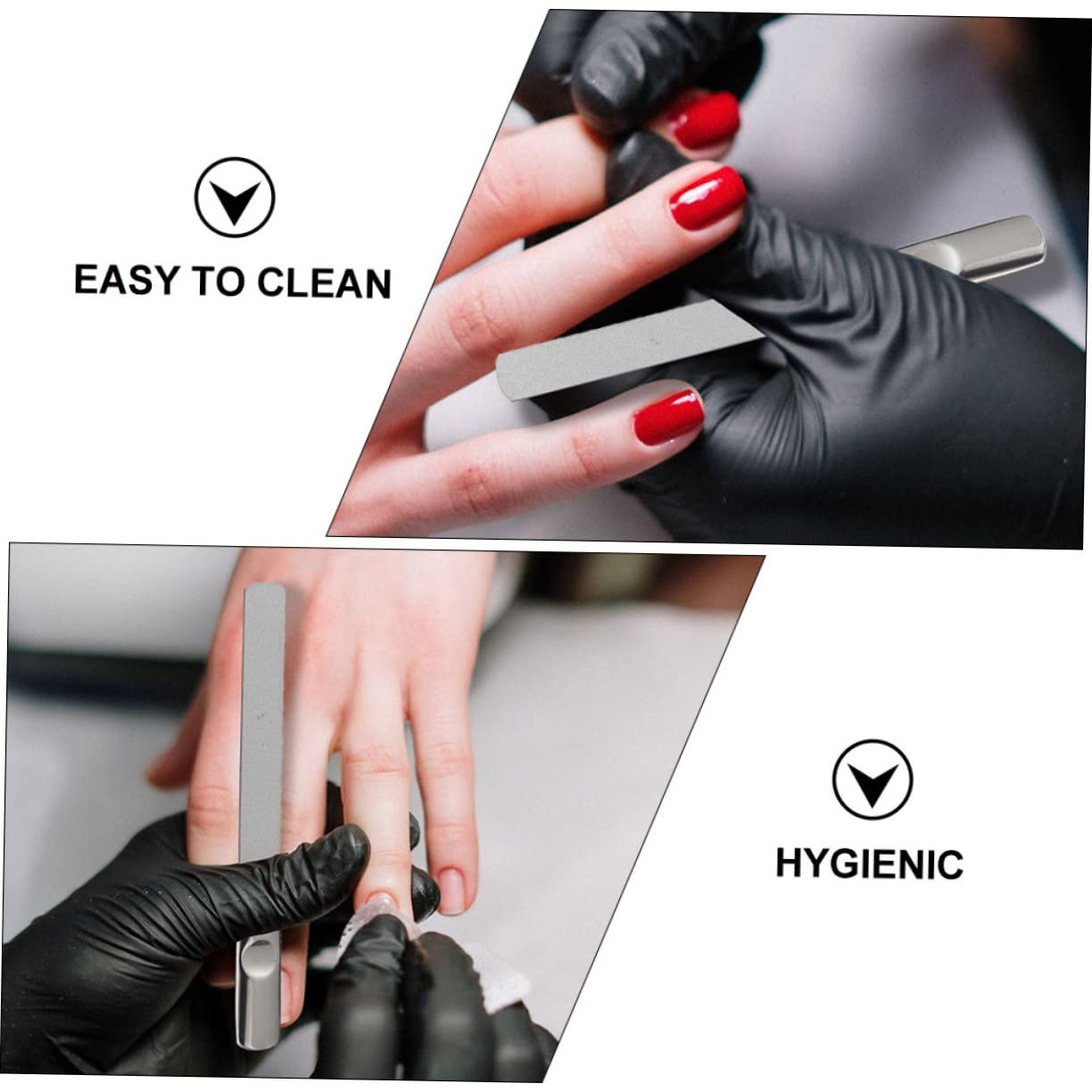FRCOLOR 6sets Unghie Inossidabile Con Custodia Utensili Per Manicure e Pedicure Resistente e Facile Usare Per Unghie e