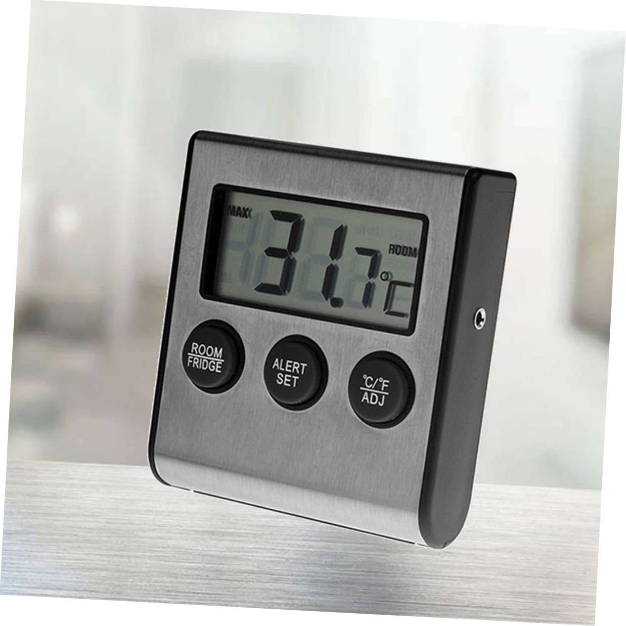 Amosfun 3 Piezas Suministros De Cocina Termómetro Para Refrigerador Termómetro De Interior Termómetro Para Nevera Black