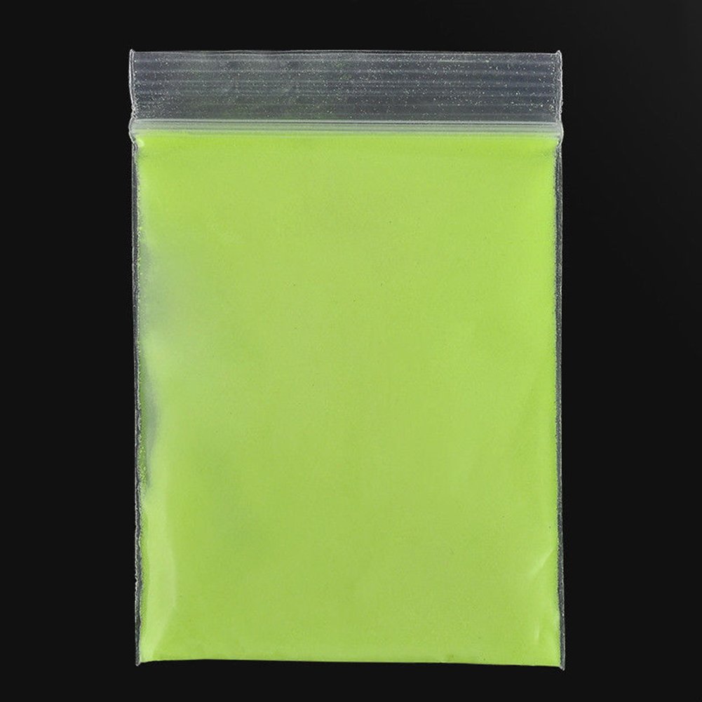 Gemini_mall Yellow Gemini_mall® Fluorescent Super Bright Glow Pigment Glow In The Dark Luminous Powder (Yellow)