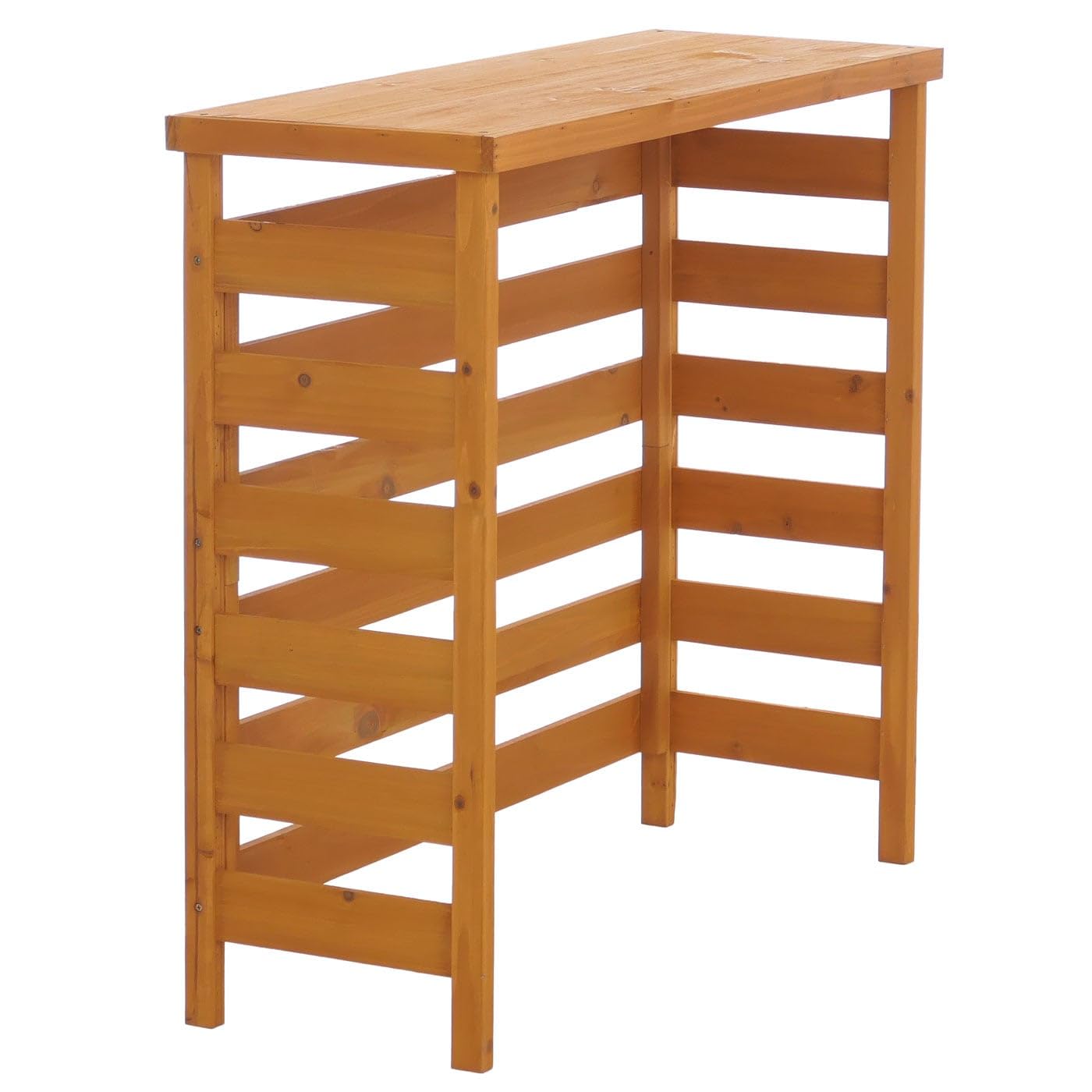 Mendler Copertura per impianto di climatizzatore/Pompa Calore HWC-Q15, Rivestimento in Legno MVG 78x84x32 cm - Naturale