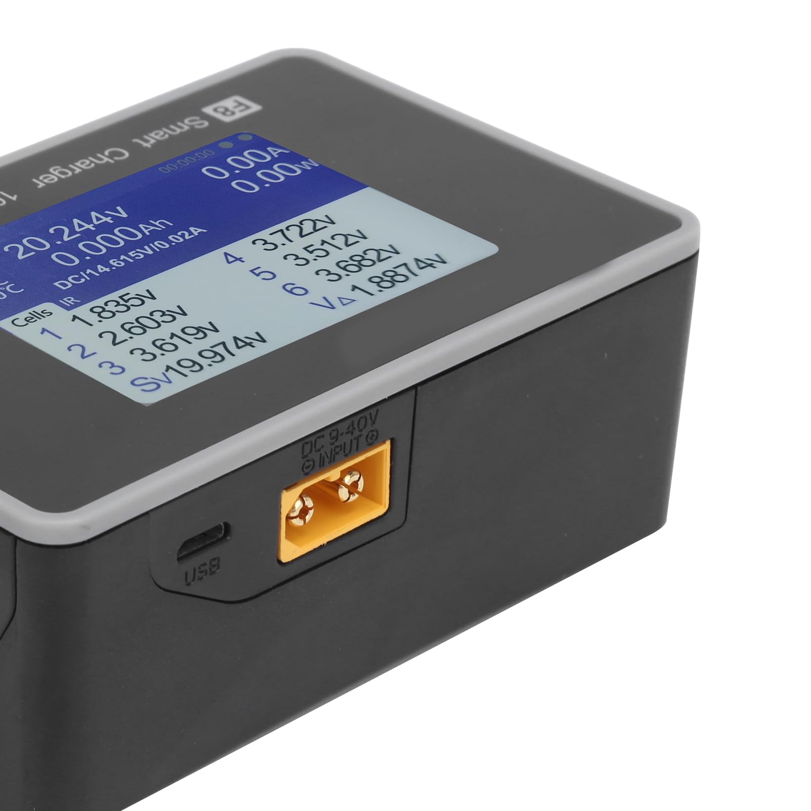 Changor Caricabatterie Intelligente F8 1000W 30A per Batterie LiPo Li-ion LiFe e NiMH Display LCD IPS da 2,4 Pollici