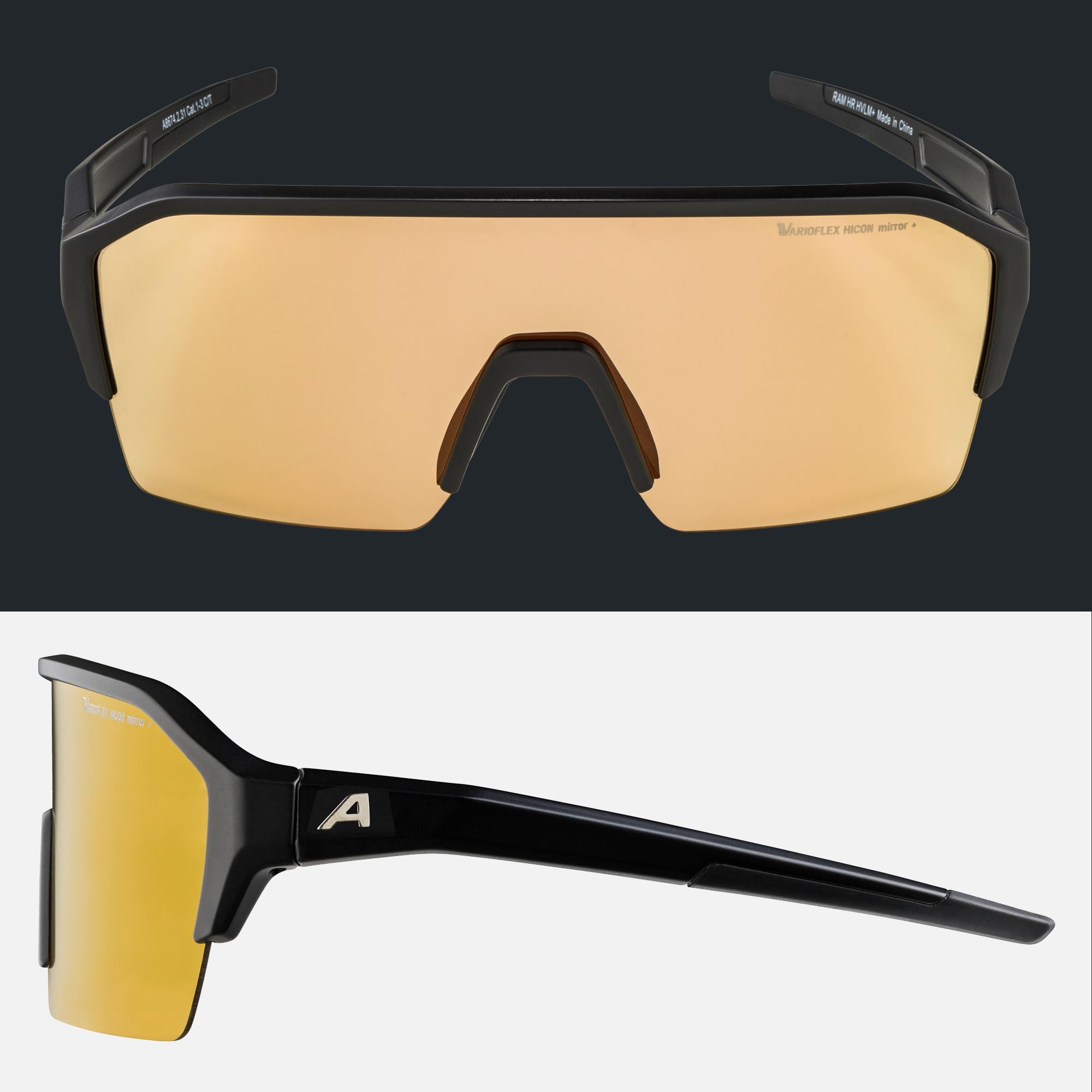 ALPINA Unisex Sport- & Fahrradbrille Sportbrille (1er Pack)