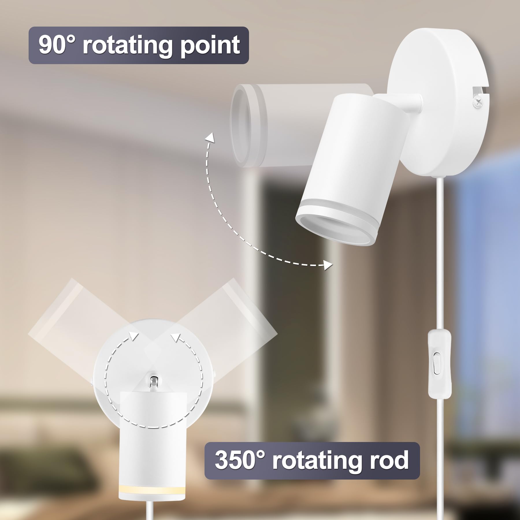 Wandlamp Met Schakelaar Voor Elke Sfeer