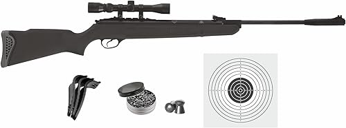 Hatsan Mod 125 Combo Vortex Break Barrel AirRifle con pellets Wearable4U y paquete de objetivos de papel