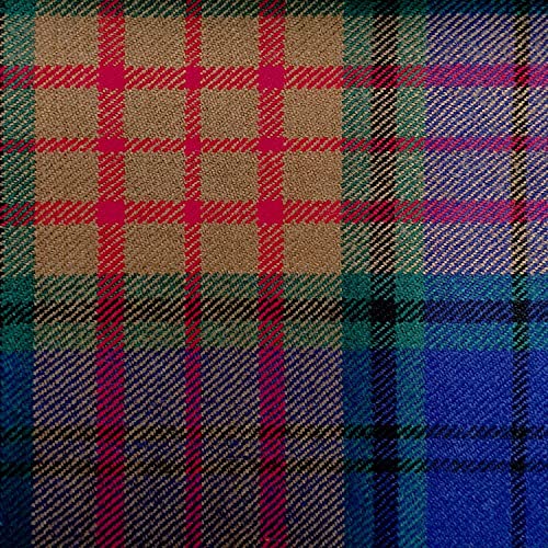 Tartan de laine Co Longford au mètre pour couture de vêtement irlandais
