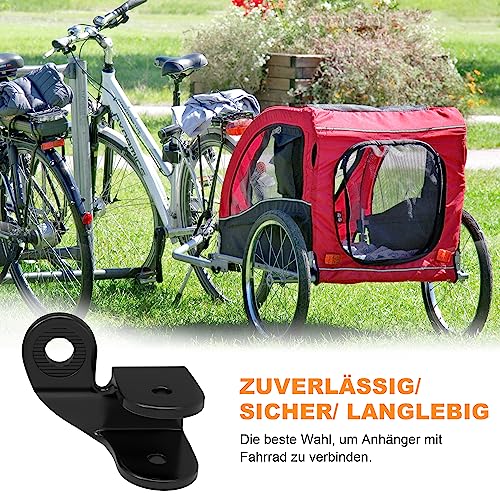 NICEDACK Fahrradanhänger Kupplung für Anhänger,für Kinder, Haustiere, Fahrradanhänger Hunde Kinderanhänger（2 Stück）