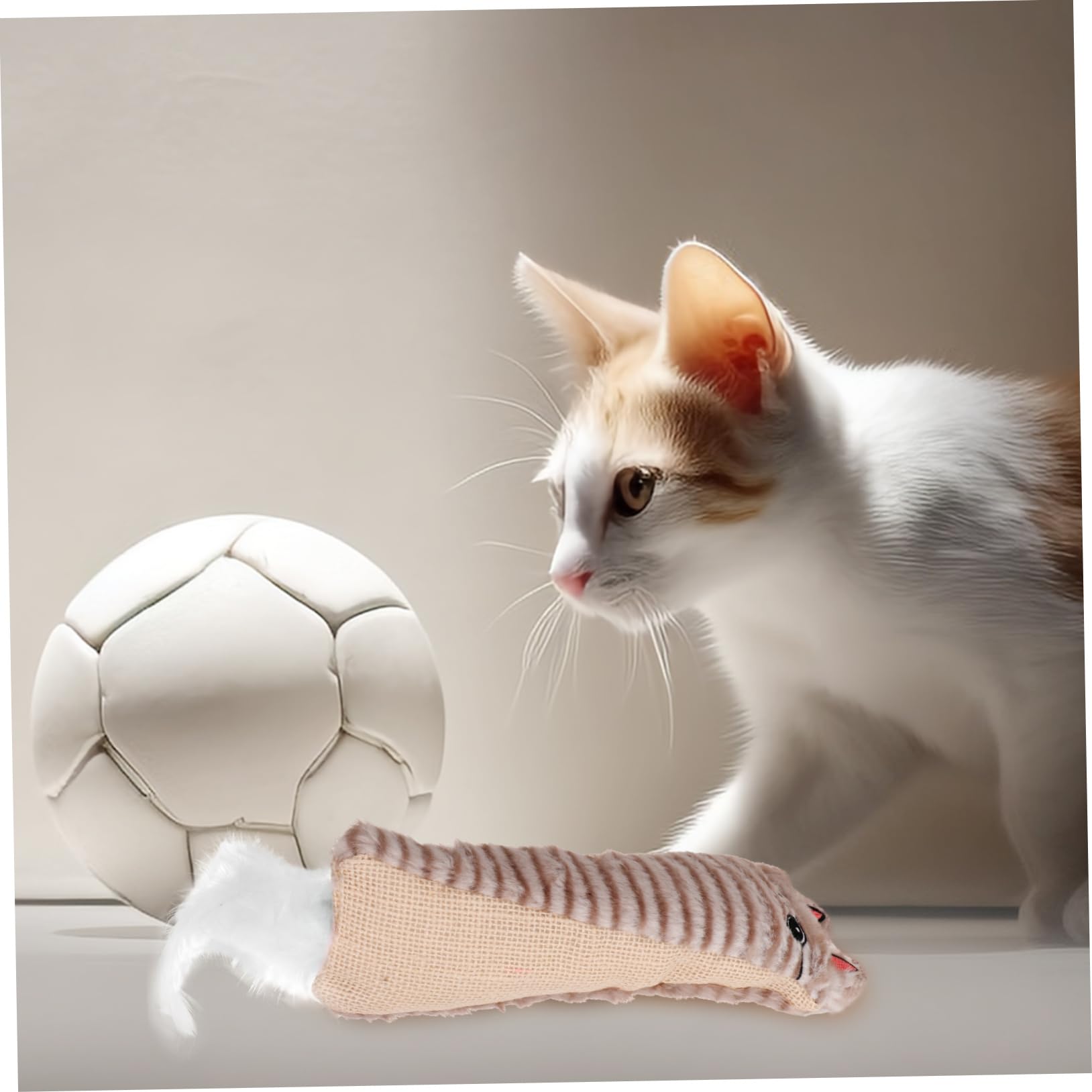 minkissy Jouets pour Chats Interactifs Doux Et Confortables en Papier Froissé en Forme De Dessin Animé