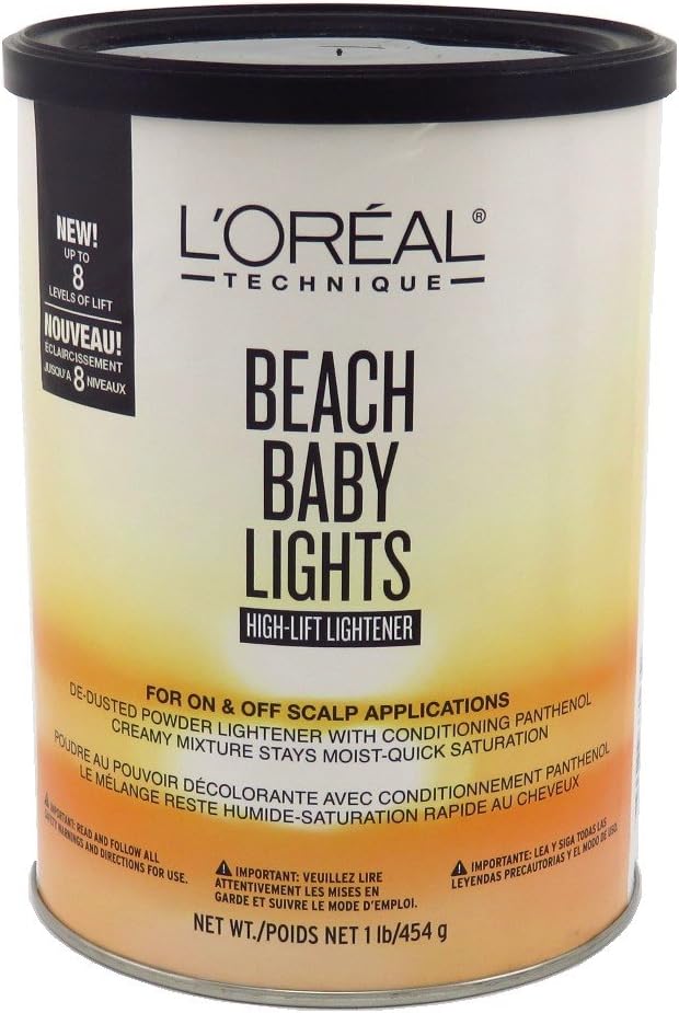 L'Oreal Paris Loreal Beach Baby Lights HighLift Lightener 1Lb Jar, 16 Ounce
