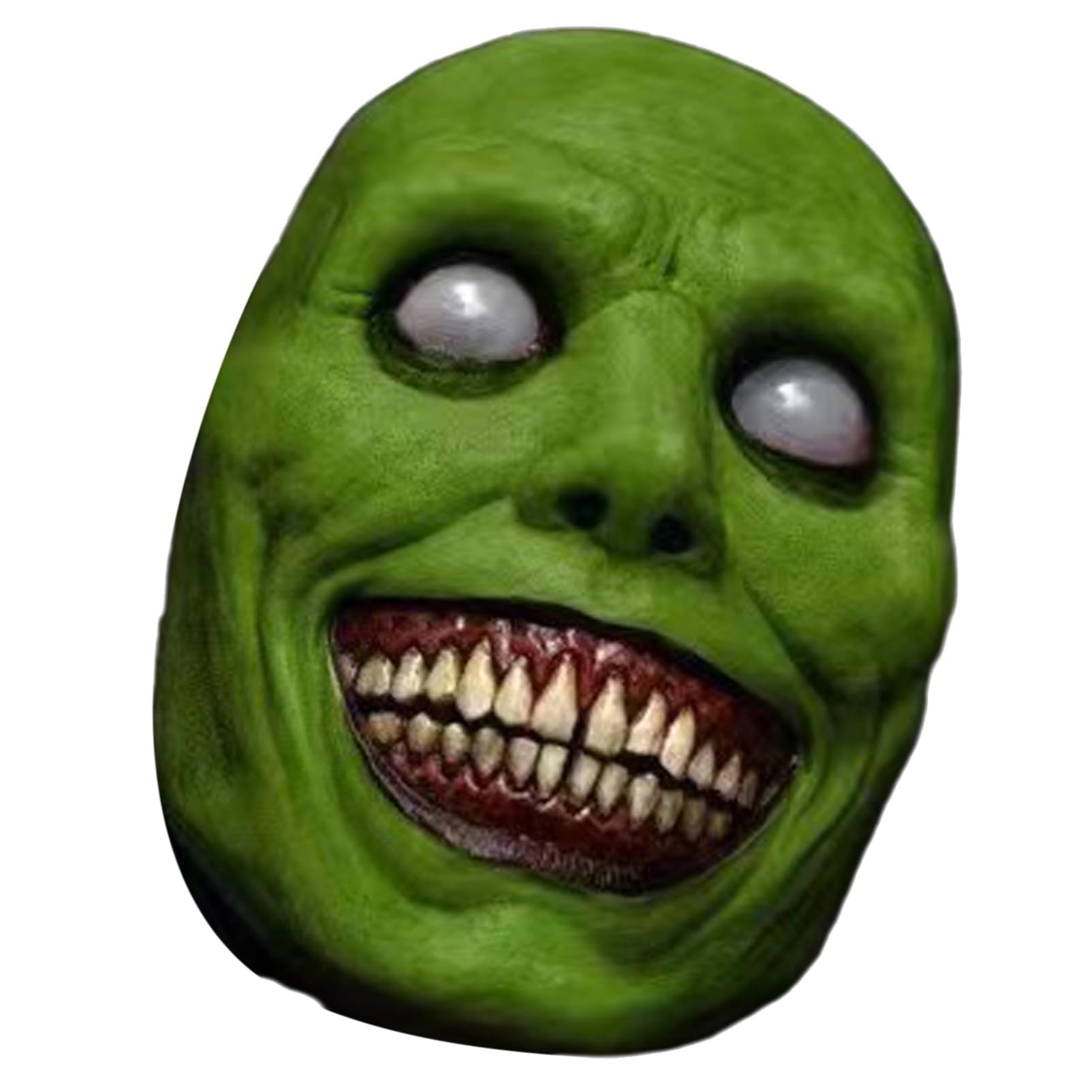 CHICTRY Scary Zombie Mask For Adult, Horror Demon Mask For Halloween Costume Party Green One Size