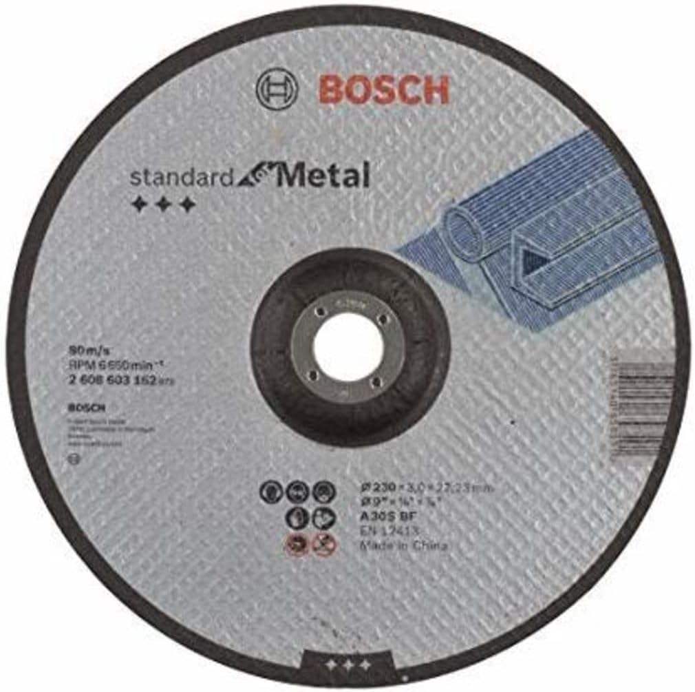 Bosch Accessories 2609256319 Disque à Tronçonner à Moyeu Déporté Pour Métaux Diamètre 230 Mm