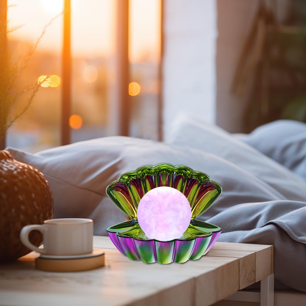 Beach Themed Night Lights Shell Pearl Beach Theme Night Light, RGB
