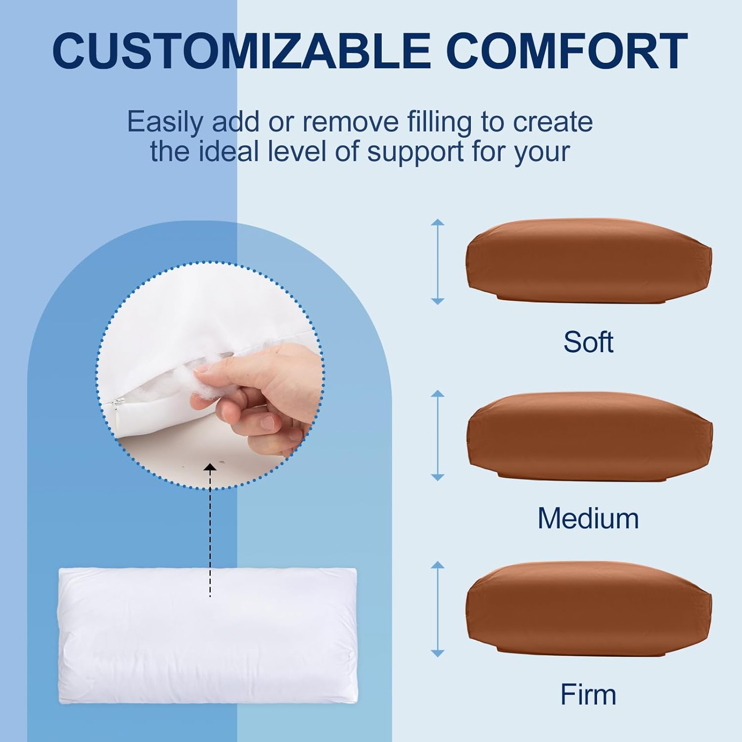 Leather Recliner Pillow, Adjustable Neck & Head Support Pillow, Pu Leather Non-Slip Headrest for Pain Relief & Relaxation, Ideal for Recliner Chair, Couch, Office Chair, Sofa