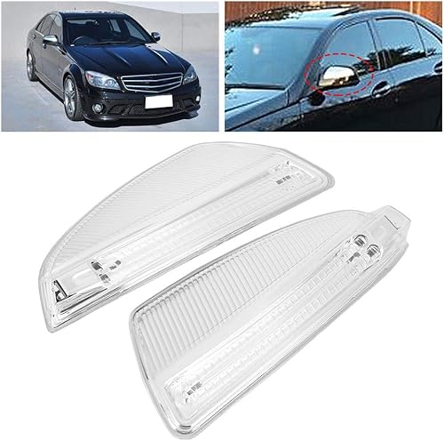 Miniatura 3 de Luz de señal de giro, 2 unids coche lado espejo lámpara luz de señal de giro apto para Mercedes Benz Clase C C250 C300