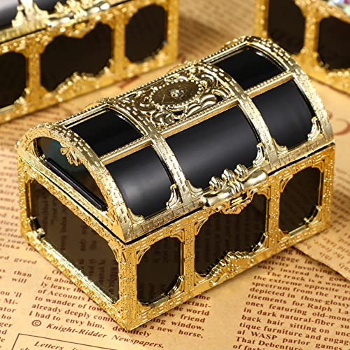 Toyvian Mini Pirate Treasure Chests, 12pcs Vintage Jewelry Storage Boxes by Toyvian - Used condition - Image 7