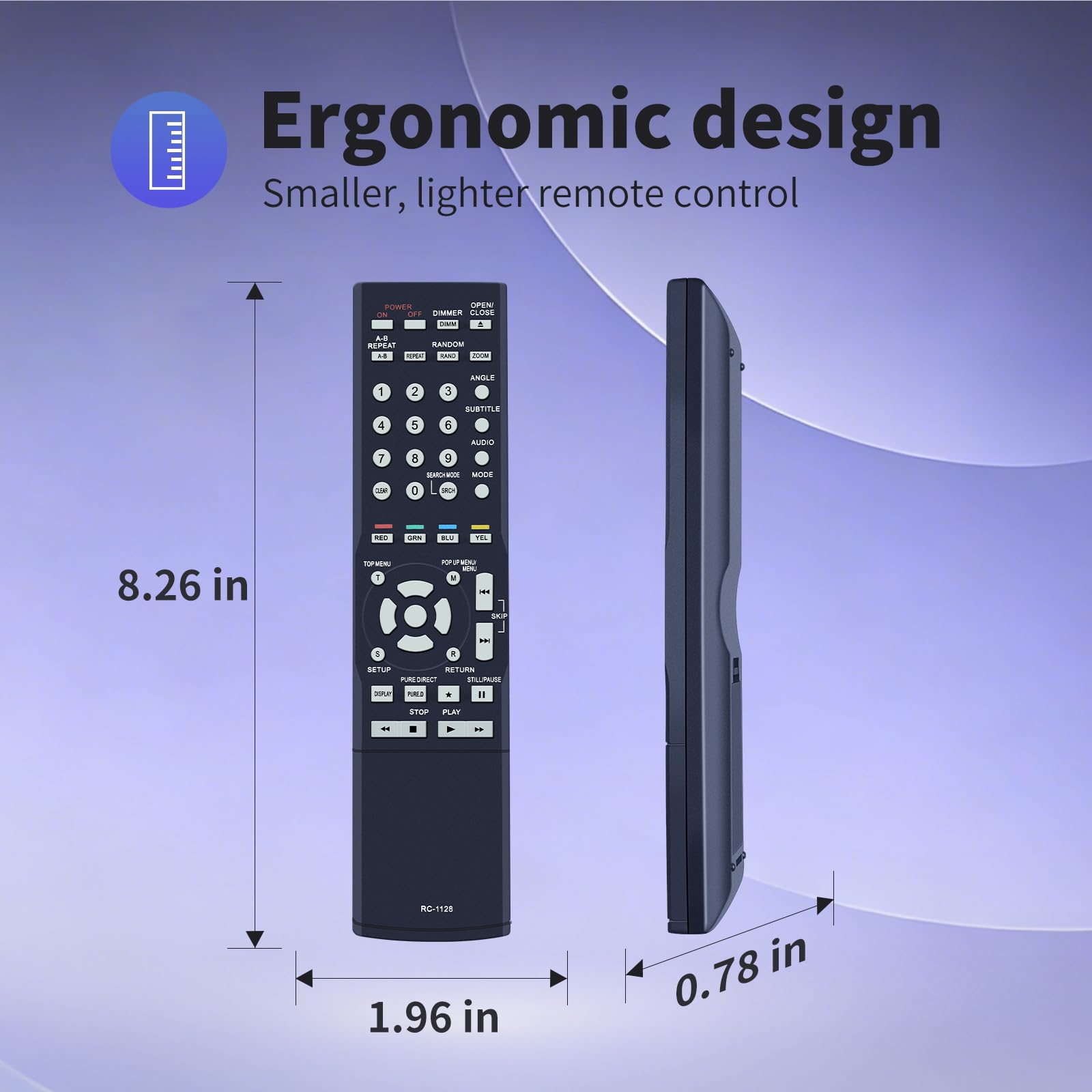 Amazon.com: ZWP RC-1128 Replacement Remote Control fit for Denon