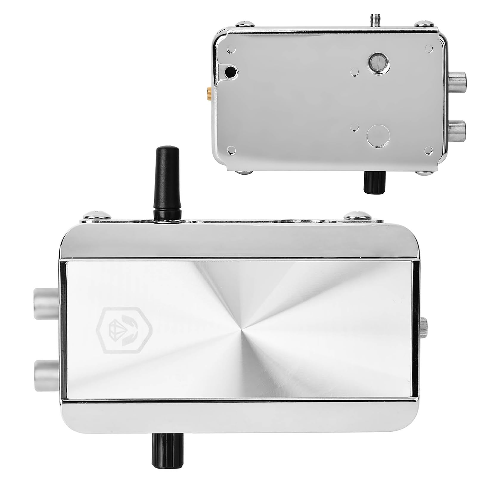 Sonew Cerradura de Puerta de Seguridad Inteligente, Cerradura Mecánica Pestillo de Acero Inoxidable, con 4 Controles Remotos, para Puerta Exterior O Interior