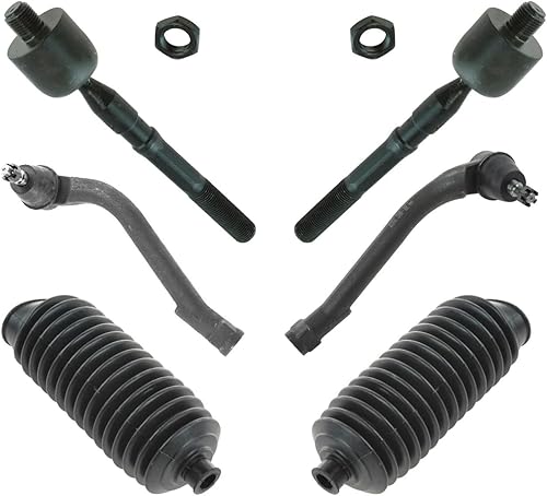 Miniatura 70 de TRQ Kit de Dirección Delantera Cremallera de Dirección y Fuelle de Piñón y Barra de Acoplamiento Compatible con Chevrolet Aveo 2004-2011 Aveo5