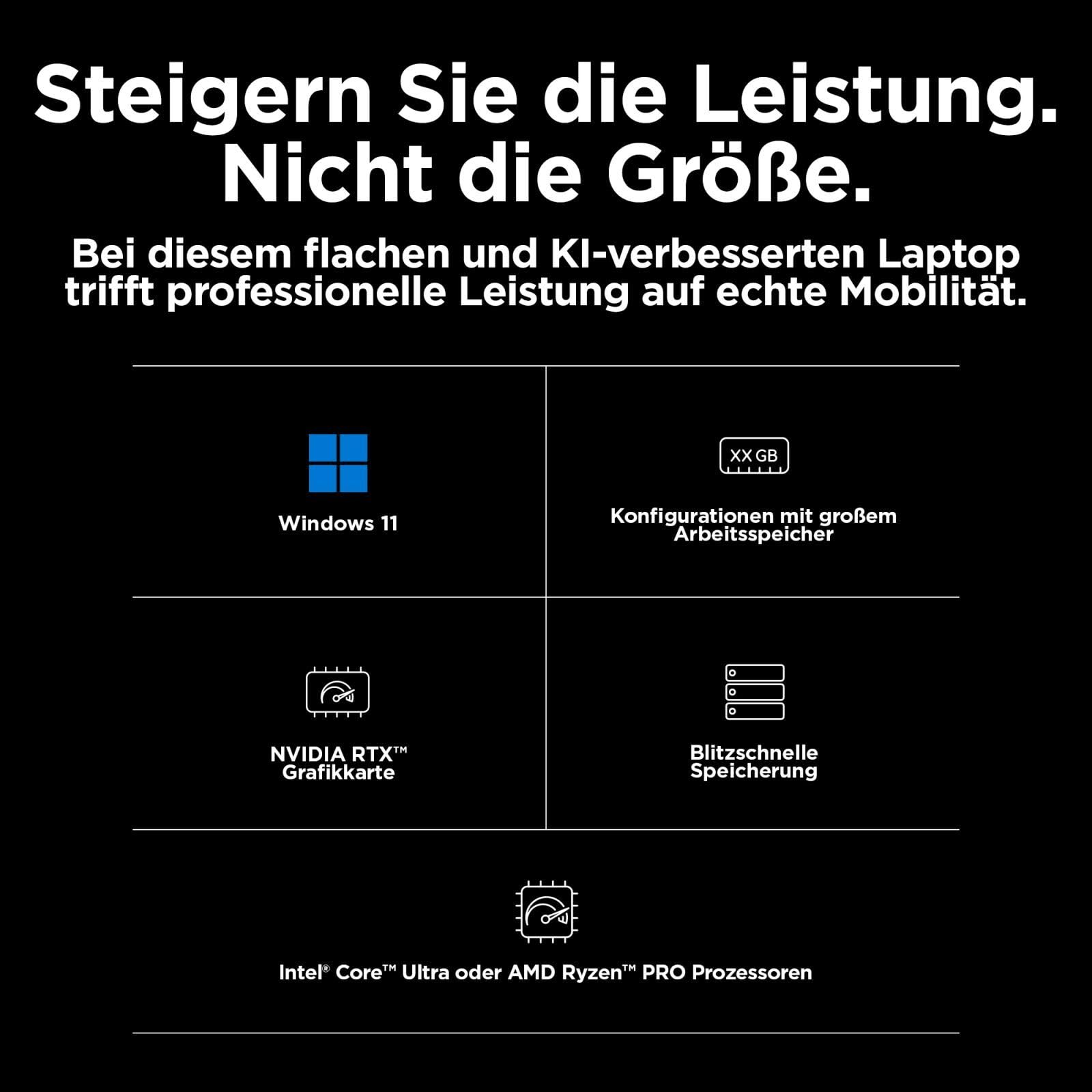 HP Inc. ZBook Firefly 16 G11 Core Ultra 7 155H 32GB RAM 1TB SSD RTX A500 Win11Pro - 98N38ET#ABD