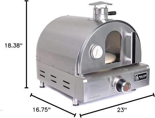 Miniatura 8 de Mont Alpi MAPZ-SS horno grande de mesa para pizza Material acero inoxidable