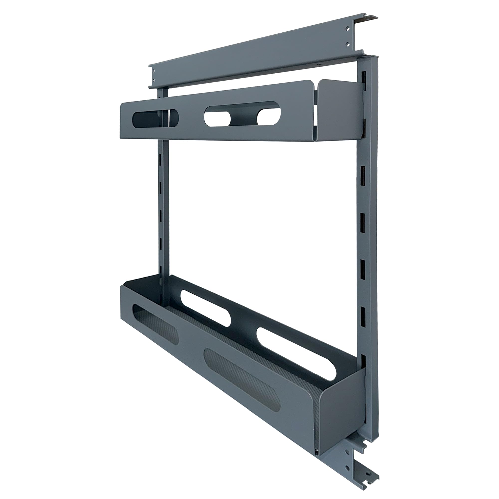 Highdecora Pull Out Kitchen Cabinet BasketDouble Layer Spice Rack StorageSoft CloseAnthracite Grey (W150mm Cabinet) from B&Q