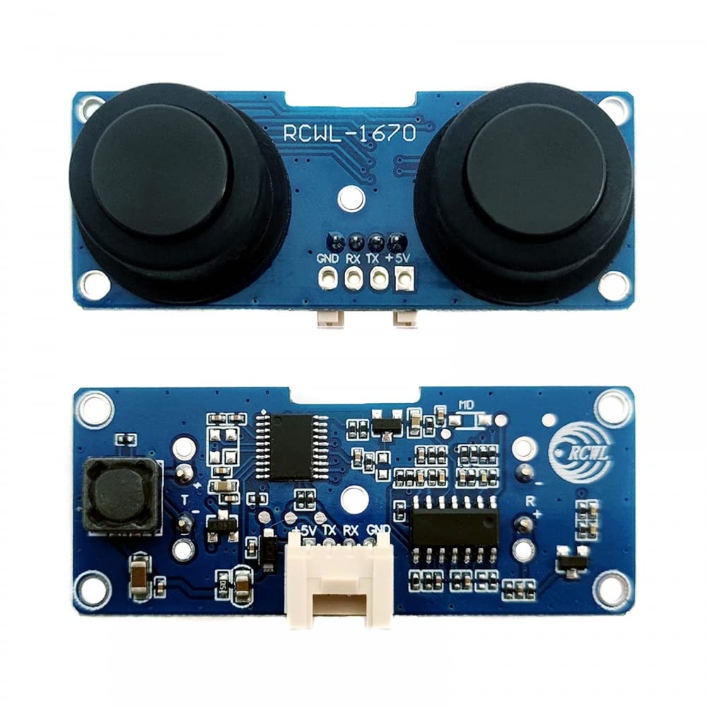 DONGKER RCWL-1670 Ultrasonic Ranging Module,13ft Waterproof Ultrasonic Distance Sensor Transceiver Separated for Ranging Applications
