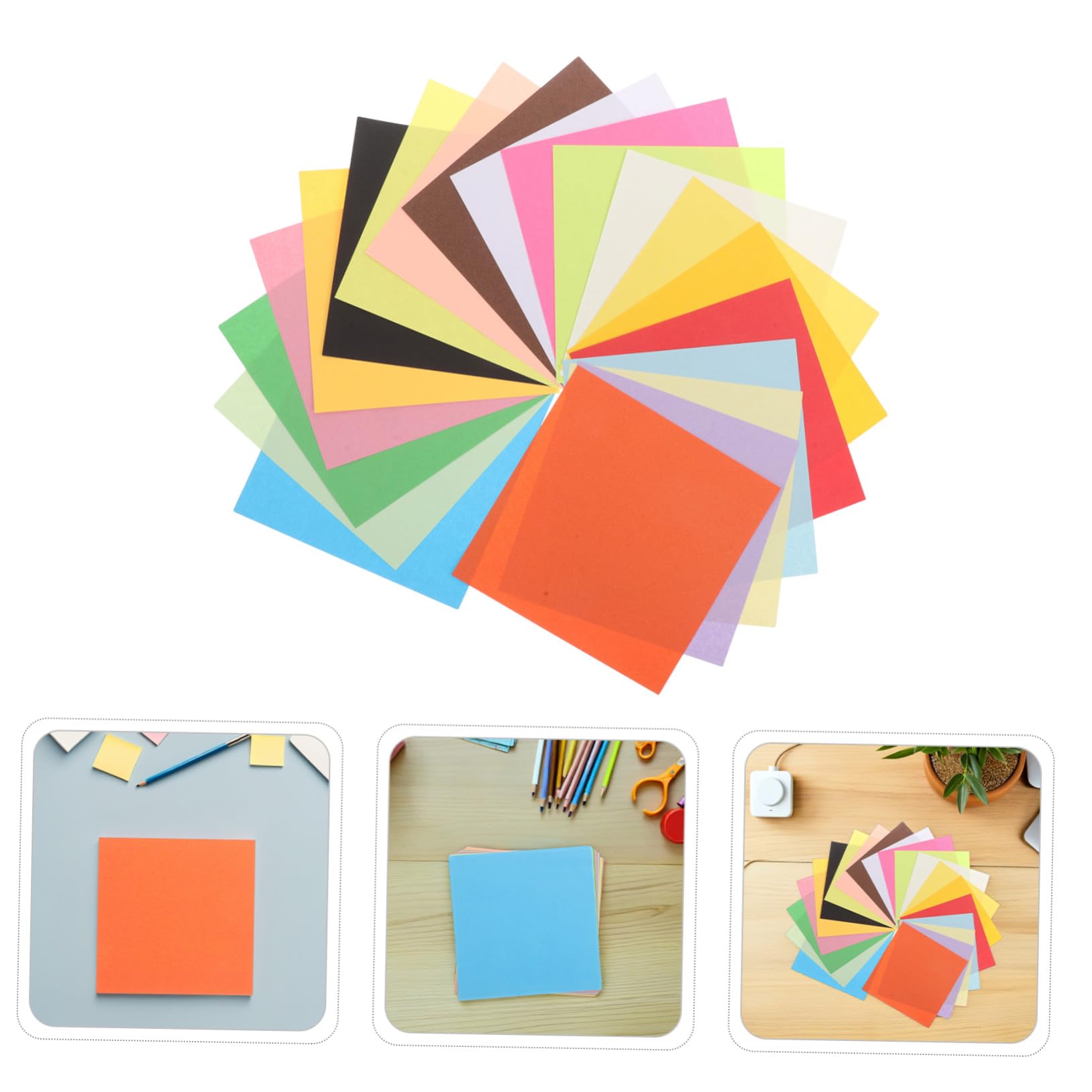 Papel de Origami Cuadrado para Manualidades Infantiles 600 Hojas