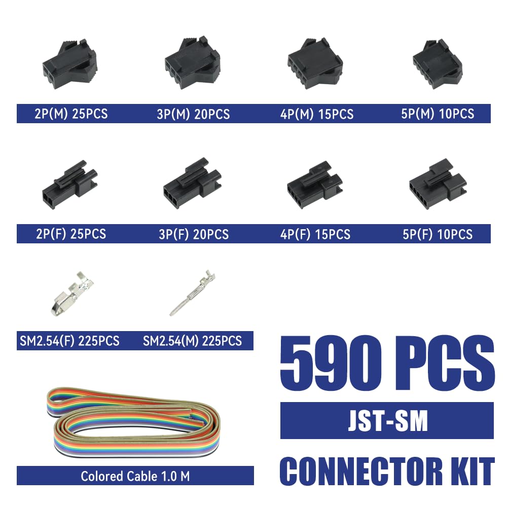 Amazon | YMYP オープンバレル端子ワイヤ圧着工具 590PCS JST-SM