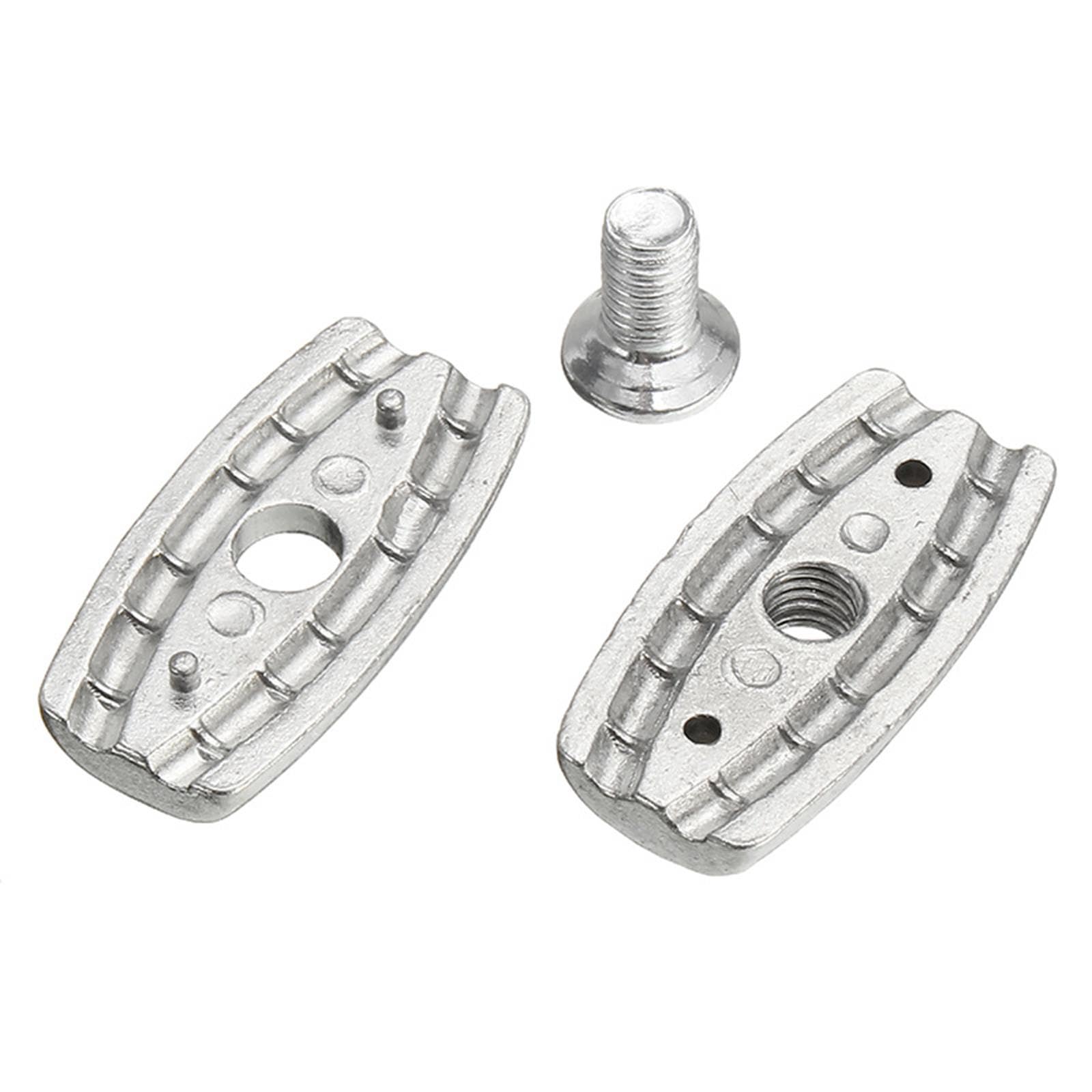 Amagogo 10 Pieces Wire Rope Clips Cable Clamps Premium Durability 6mm Accessories Easy Using Zinc Alloy Portable Replace Professional