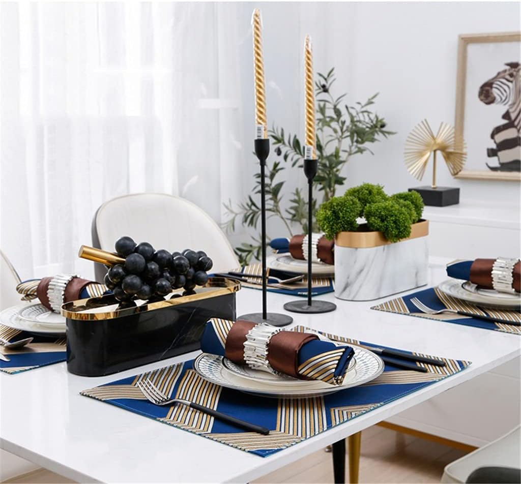 4 Pcs Napkin Cloth Hotel Special Table Square Towel mat Napkin Western(C)