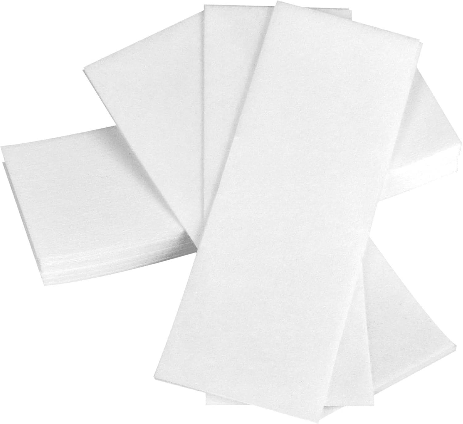 100 Pcs Professional Paper Wax Strips, NonWoven Waxing Strips for Legs