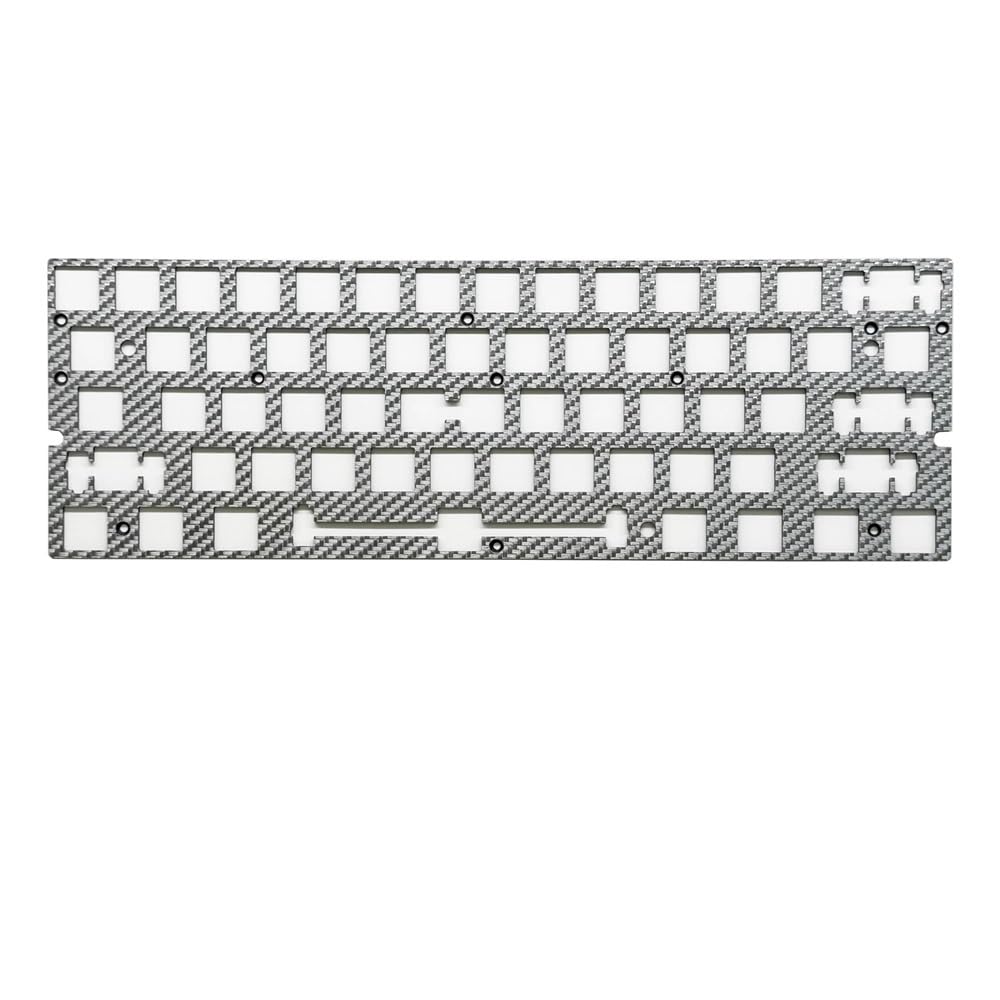 Amazon | Wooting 60HE V2 キーボード用 FR4 / カーボンファイバー