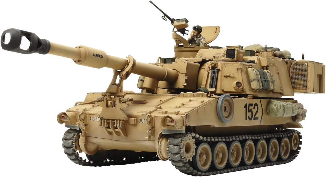 M109A6 Paladin Self-propelled artillery (Plastic model) by Tamiya