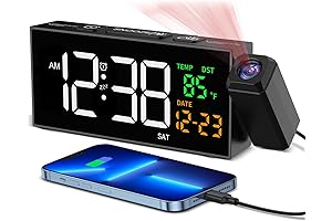 Netzu Projection Clock: A Timepiece with Ceiling Projection