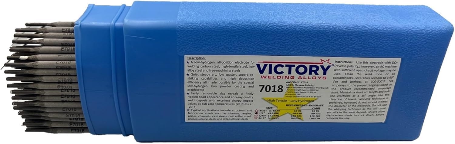 Amazon.com: Victory Welding Alloys 7018 Welding Rod 3/16