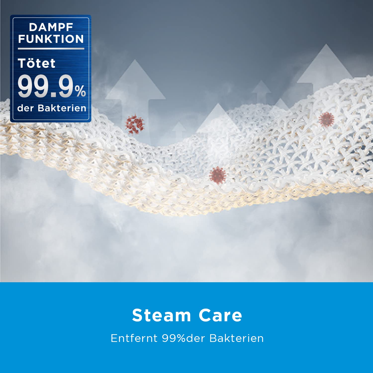 Midea MF200W80WB-14AS Waschmaschine 8KG 48 cm tief Energieeffizienzklasse A Steam Care Nachlegefunktion 1400 U/min Turbo Wash APP-Steuerung AquaStop