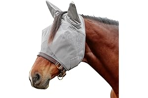 Horse Fly Masks with Ears for Added Comfort and Protection