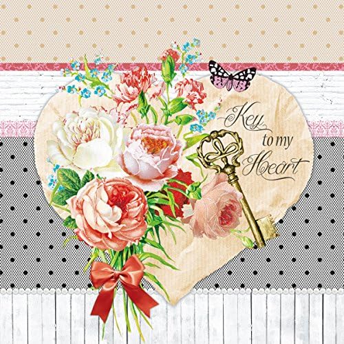Servietten Einschulung Kinder Tafel ABC Schultüte Bücher bunt 20 St 3-lagig 33x33cm | 1-2-3