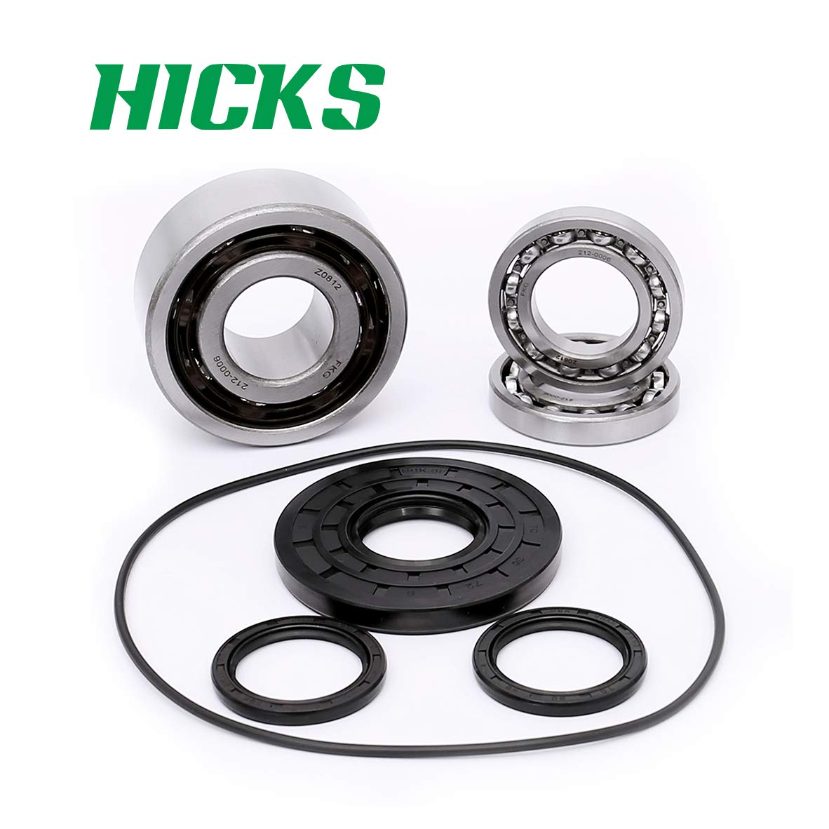 HICKS 11-16 Polaris RZR 570 800 900 1000 Front Differential Gear Case Bearing Seal Kit