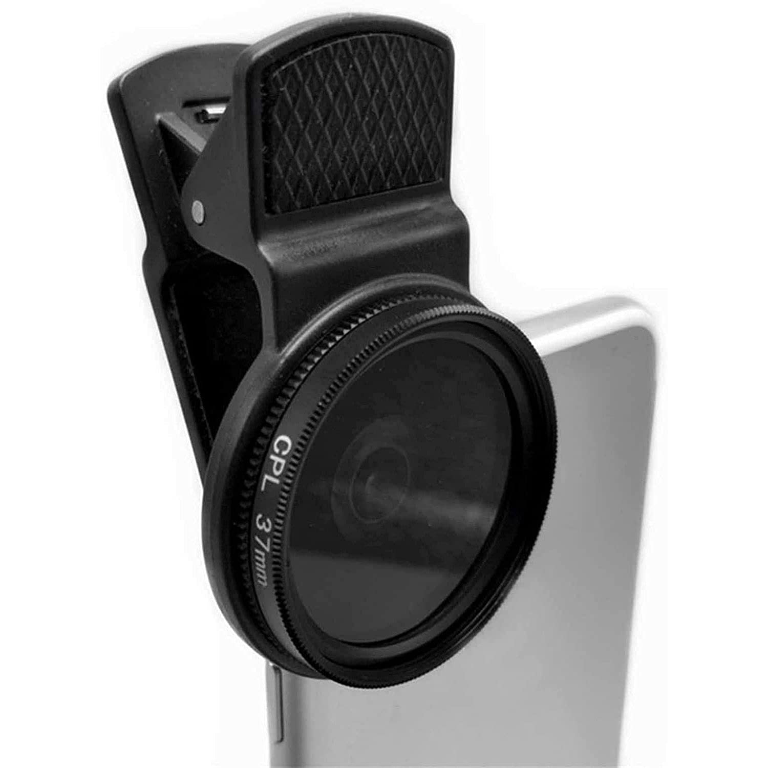 Lente telefónica de cámara, Kit de Lentes telefónicas con Clip Polarizer cámara de Filtro CPL Universal de Gran Angular Accesorios Negros teléfono portátil Lente portátil