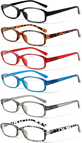 NORPERWIS Paquete de 7 lentes de lectura para mujeres y hombres, con bloqueo de luz azul, bisagra de resorte, anteojos para lectores (paquete de 7 NORPERWIS Paquete de 7 lentes de lectura para mujeres y hombres, con bloqueo de luz azul, bisagra de resorte, anteojos para lectores (paquete de 7