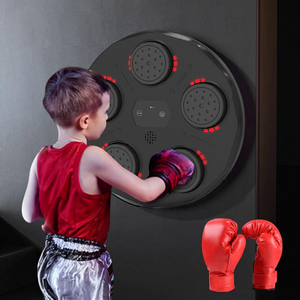 Music Boxing Machine, Musica elettronica Boxing Machine, Musica elettronica da parete Attrezzatura per l'allenamento, Divertimento elettronico intelligente Bluetooth montato a parete Boxing Tr