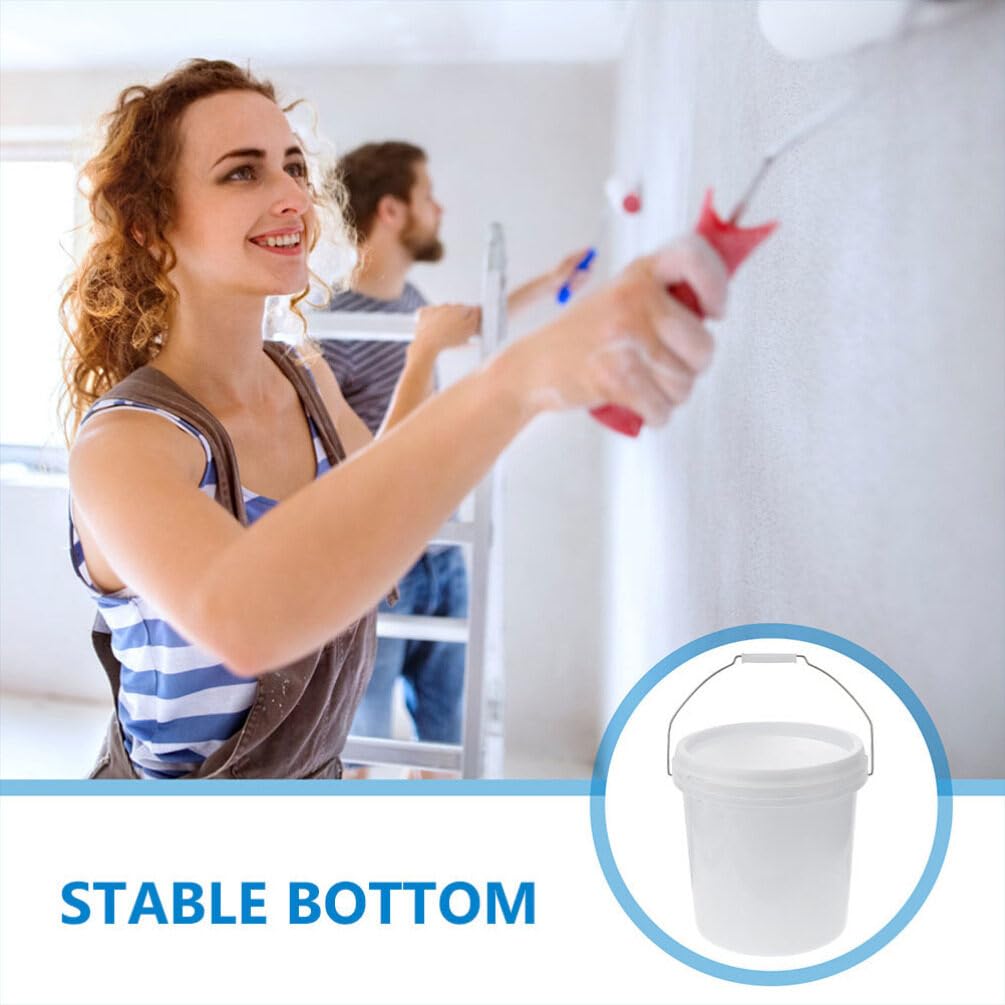 iplusmile Secchio Rotondo Per Vernice Contenitore Resistente Per Pigmenti Coperchio Ermetico Per Uso in Casa Industria e Stoccaggio