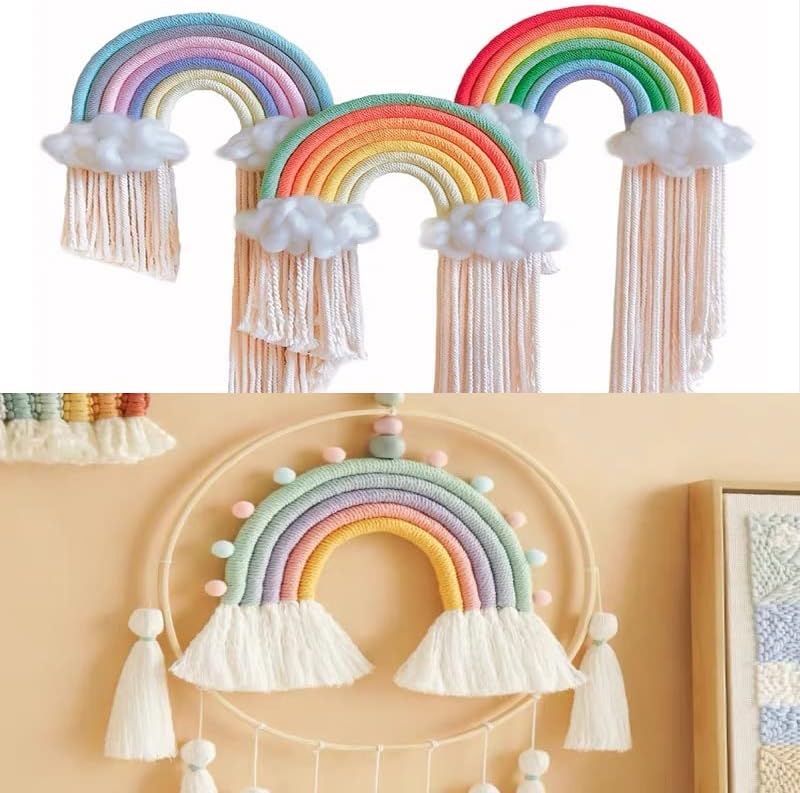 Miniatura 3 de 36 colores 0.197 in 328.1 ft (109yard) cuerda de macramé sólido colorido cuerda de algodón macramé hilo de cuerda de cuerda de hilo hecho a mano