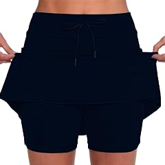 Athletic Skorts for Women Tummy Control Plus Size High Waisted Golf Skorts Stretch Workout Tennis Skirt with Pocket