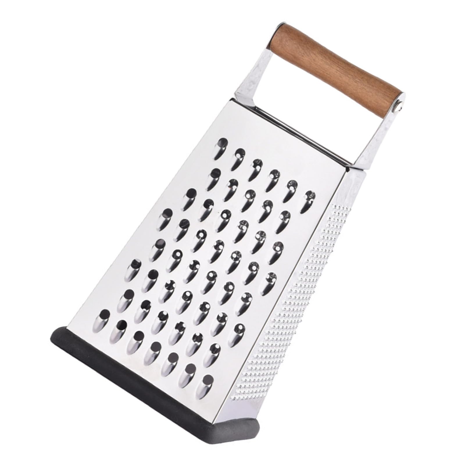 Stainless Steel Cheese Grater 4 Sided Handheld Box, Kitchen Potato Shredders for Hashs Brown, Hard Gingers