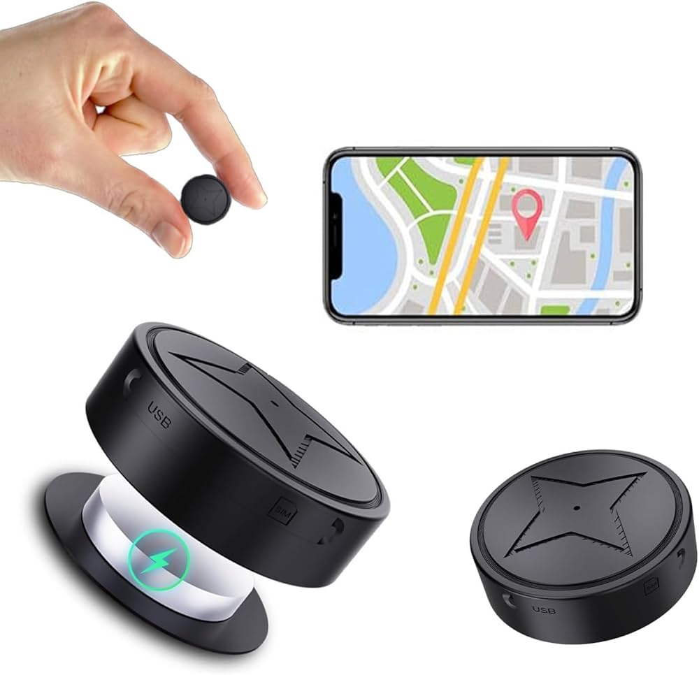 Rastreador GPS para vehículos, sin suscripción, sin Tarifa mensual, localizador magnético de rastreador GPS más pequeño en Tiempo Real, Dispositivo de Seguimiento Micro GPS antirrobo con aplicación : Amazon.com.mx: Electrónicos