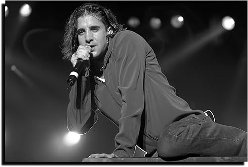 Scott Stapp - Póster impreso  Paisaje blanco y negro  Decoración del hogar para sala de estar, comedor, oficina, dormitorio, pasillo, oficina en