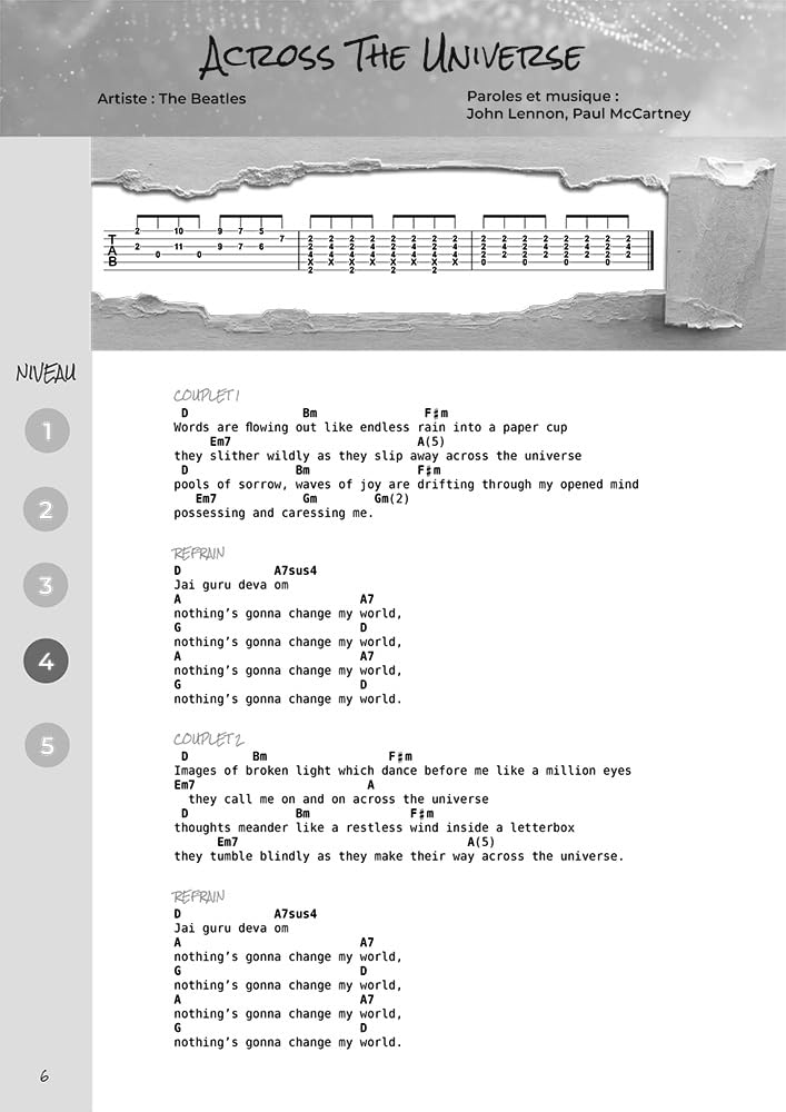40 Chansons Françaises et Hits Pop-Rock à Jouer à la Guitare Solo | Méthode Guitare Facile à Intermédiaire pour Élèves et Débutants | Accords Paroles Diagrammes Vidéos en Ligne | Fred Fieffé Carisch