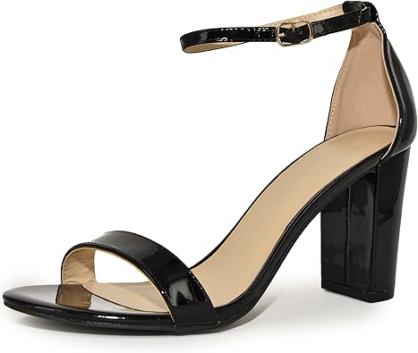 4 inch chunky heels